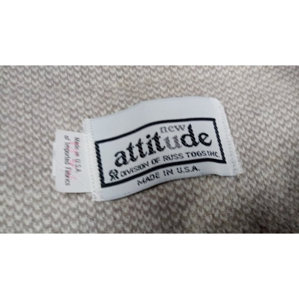 Vintage Attitude Ivory Blazer Jacket Size 16 NWT USA Made - Picture 6 of 16